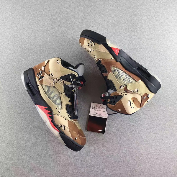 Authentic Air Jordan 5 Supreme x Camo